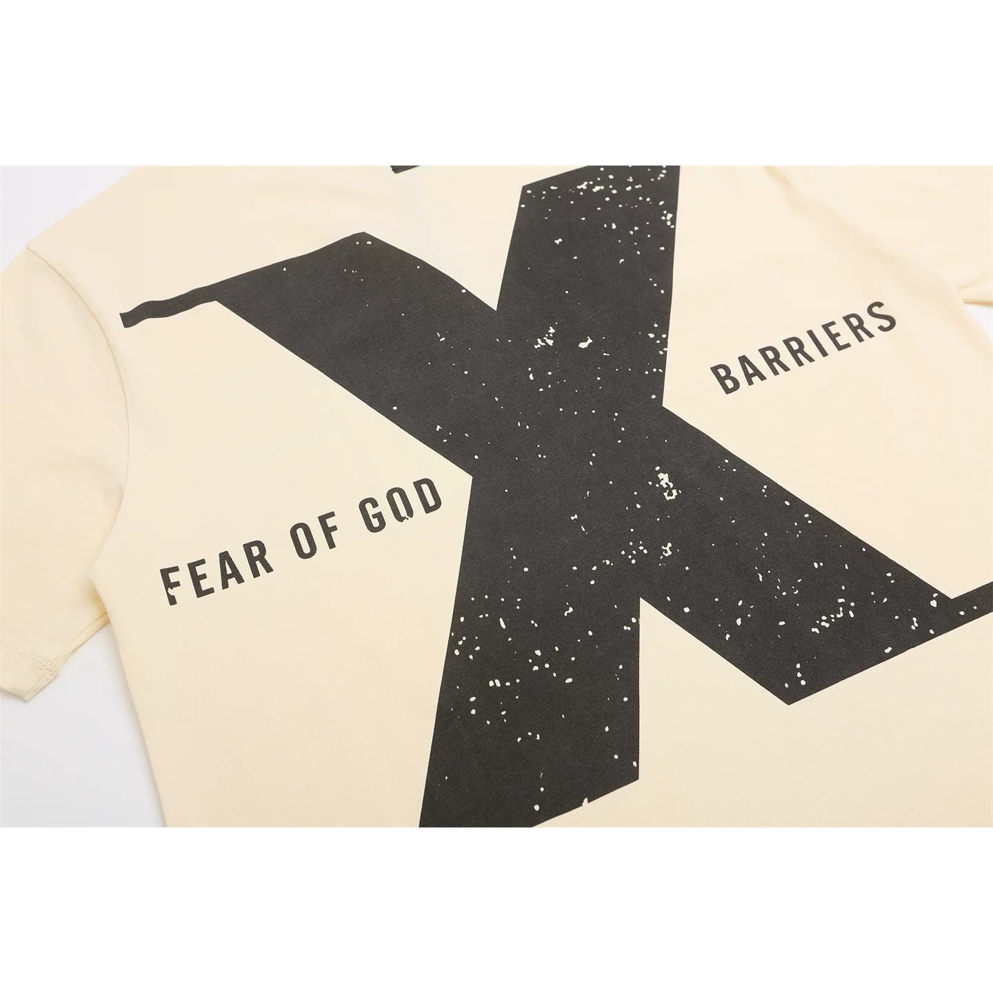 FEAR OF GOD FOG × Barries Collab Loose Crew Neck Short Sleeve Tee