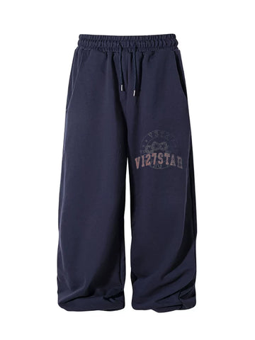 From THE STREET, a street style retro brushed, washed, vintage silhouette sweatpants for men and women