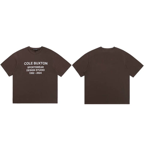 Cole Buxton Brown Sportswear Design Studio T-Shirt