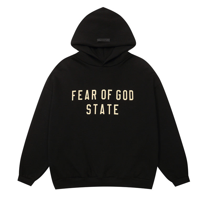 FEAR OF GOD FOG ESSENTIALS Fleece Lined Unisex Hoodie For Autumn Winter