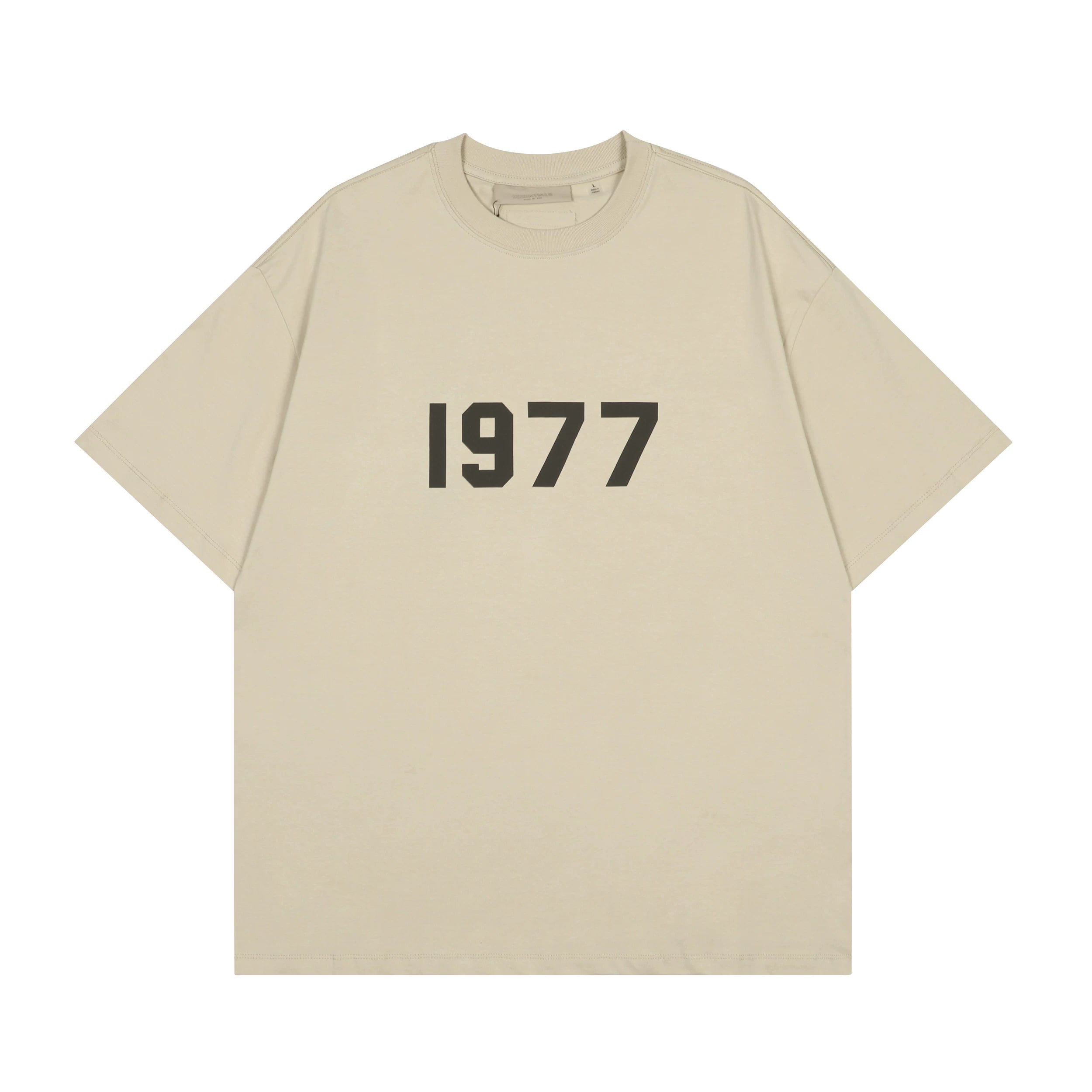 FEAR OF GOD ESSENTIALS 1977 Loose Unisex Couple Short Sleeve T‑Shirt
