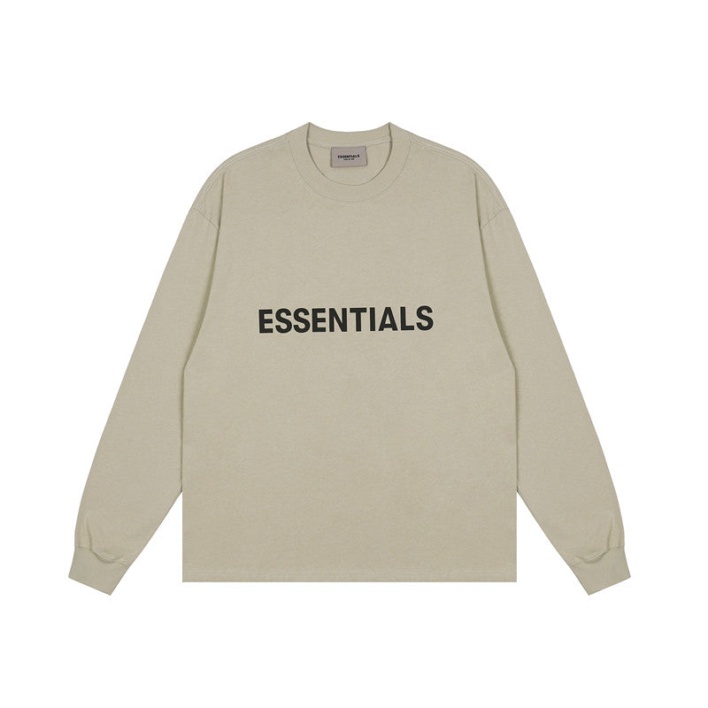 FEAR OF GOD FOG ESSENTIALS Chest Letter Loose Unisex Long Sleeve Tee