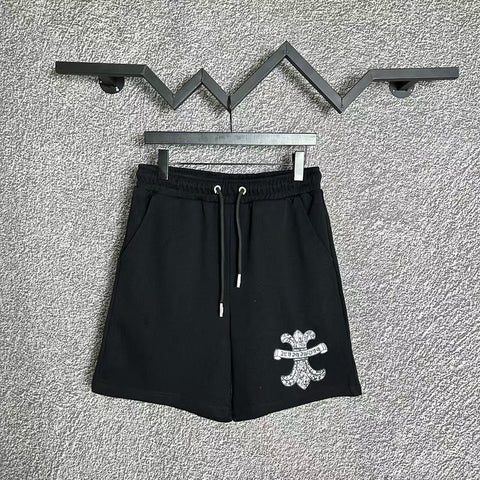 Chrome Hearts Black Bear Graphic Sweatshorts