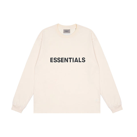 FEAR OF GOD FOG ESSENTIALS Chest Letter Loose Unisex Long Sleeve Tee