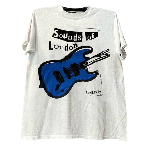 Sounds of London Guitar Direct Spray Short sleeved T-shirt CEC American Heavy duty Men's and Women's Cotton Tee