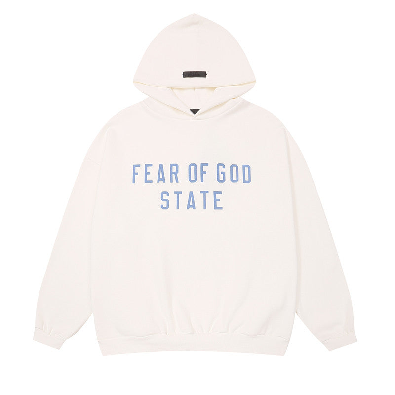 FEAR OF GOD FOG ESSENTIALS Fleece Lined Unisex Hoodie For Autumn Winter