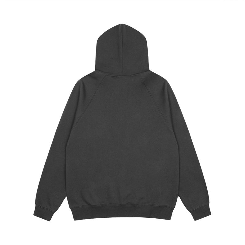 FEAR OF GOD FOG ESSENTIALS Flocked 1977 Loose High‑Street Hoodi