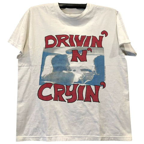Drivin 'N' Cryin 'rock minimalist retro oldschool hip-hop high-end men's and women's short sleeved T-shirt