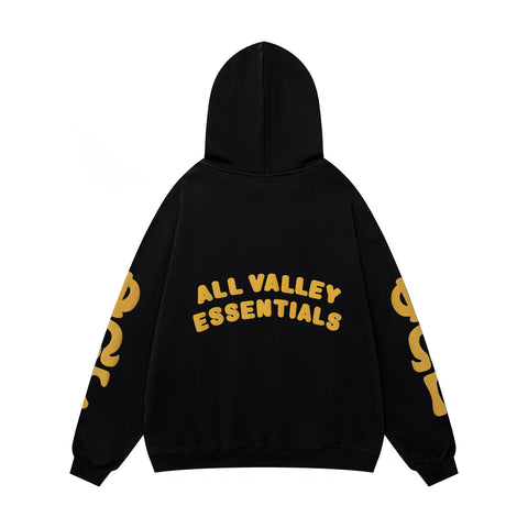 Fear of God FOG ESSENTIALS Foam Print Kirin Sleeve Zip‑Up Hoodie
