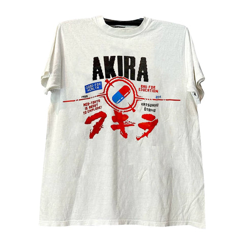 AKIRA Akira Otomo Koyo Sci Fi Animation Short sleeved T-shirt Hiphop Summer Heavy Weight Cotton Rascal Handsome Half Sleeve Trendy