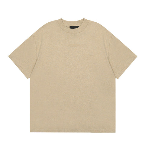 FEAR OF GOD ESSENTIALS Silicone Logo Short Sleeve T‑Shirt Unisex Loose Tee