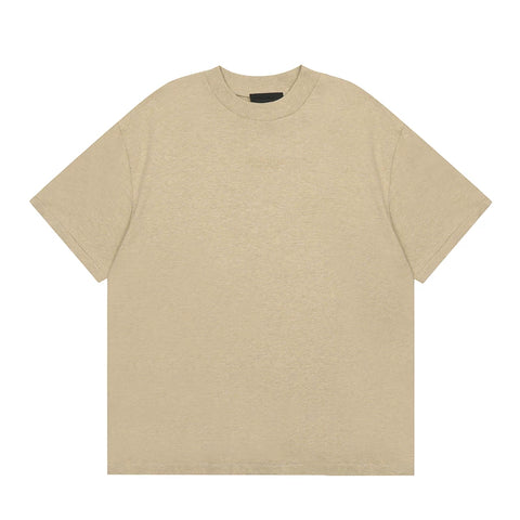 FEAR OF GOD ESSENTIALS Silicone Logo Short Sleeve T‑Shirt Unisex Loose Tee