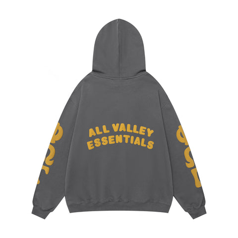 Fear of God FOG ESSENTIALS Foam Print Kirin Sleeve Zip‑Up Hoodie