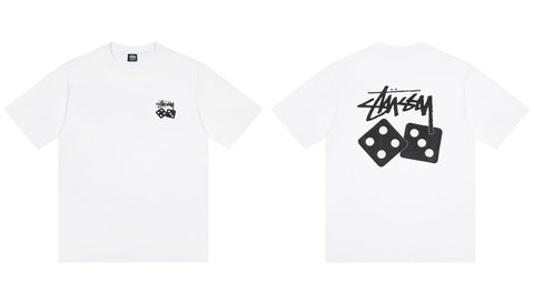 STUSSY Dice Logo Graphic T-Shirt