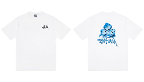 STUSSY Dice Graphic Logo T-Shirt