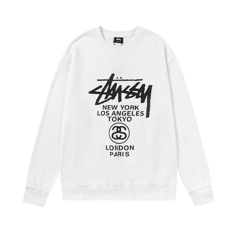 STUSSY Global Cities Logo Crewneck