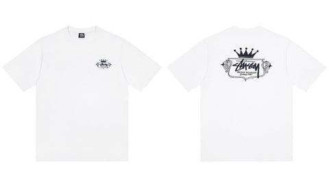 STUSSY Crown Logo Graphic T-Shirt