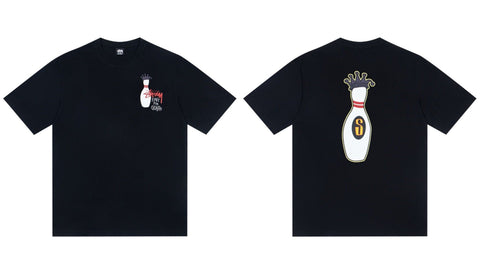 STUSSY Bowling Pin Graphic T-Shirt
