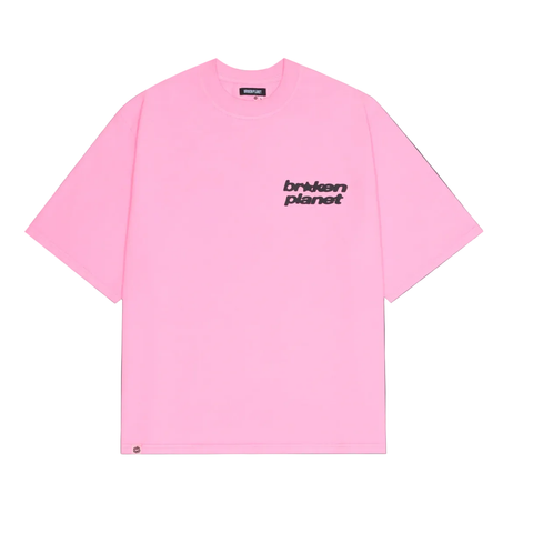 Broken Planet Star Logo Tee Candy Pink