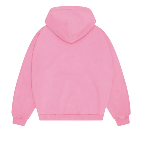 Broken Planet Star Logo Zip Up Hoodie Candy Pink
