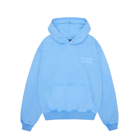 BROKEN PLANET MARKET 'BASICS' HOODIE (BABY BLUE)