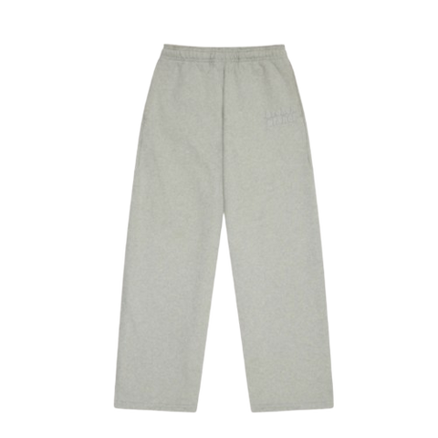 BROKEN PLANET MARKET 'BASICS' STRAIGHT JOGGERS (HEATHER GREY)