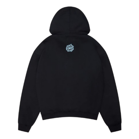 BROKEN PLANET MARKET 'SKY WALKING' HOODIE (MIDNIGHT BLACK)