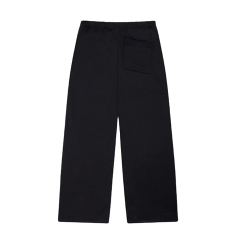 BROKEN PLANET MARKET 'BASICS' STRAIGHT JOGGERS (MIDNIGHT BLACK/WHITE)
