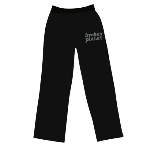 Broken planet market 'foundation' straight jogger midnight black