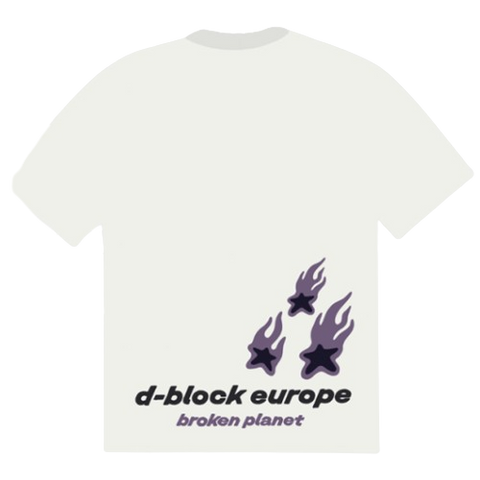 BROKEN PLANET MARKET X D-BLOCK EUROPE 'ROLLING STONE' COLLAB TEE (WHITE)