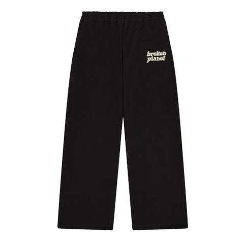Broken planet market 'basic' wide-legged jogger coal black