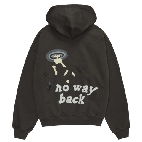 BROKEN PLANET MARKET 'TRAPPED IN TIME' HOODIE (SOOT BLACK)