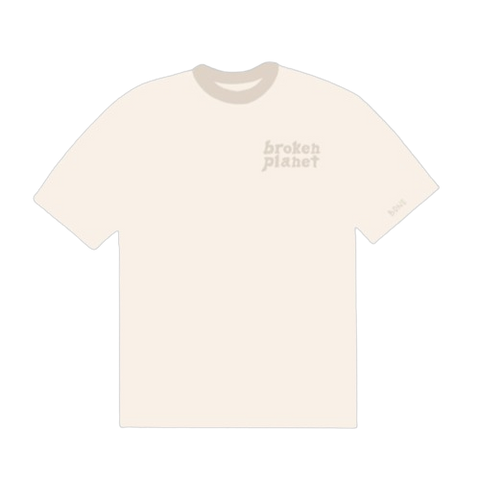 BROKEN PLANET MARKET 'BASICS' TEE (BONE)