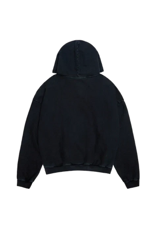 Broken Planet Hoodie Basics Washed Midnight Black