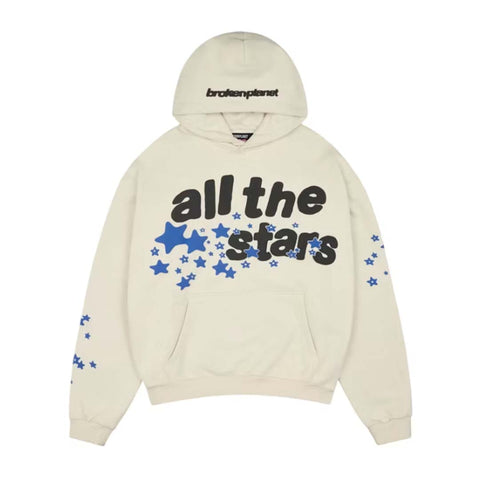 Broken Planet All The Stars Hoodie Ivory White