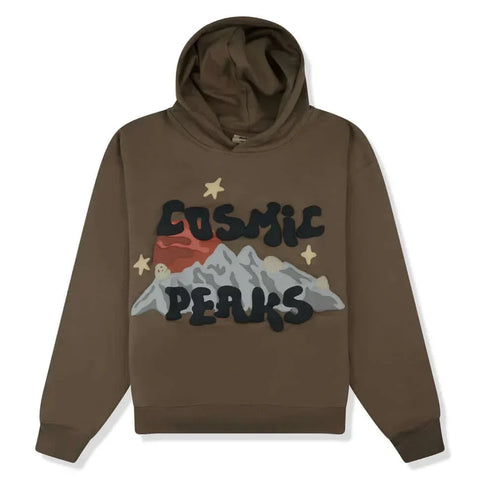Broken Planet Market Cosmic Peaks Hoodie Cinder Brown