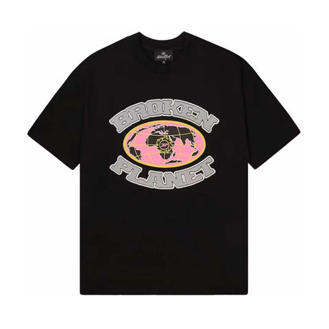 Broken Planet Grid Tee Black