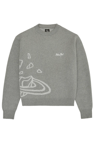 Broken Planet Market Knit Sweater Heather Grey