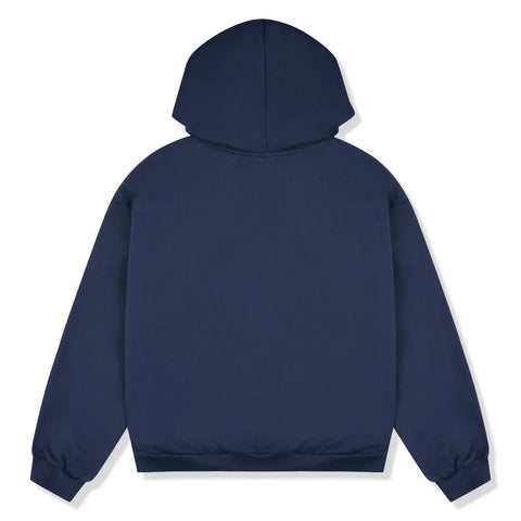 Broken Planet Market Deep Navy Zip Up Hoodie